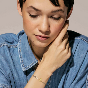 Bransoletka Nomination  z symbolem dziewczynki 028018 026d.png